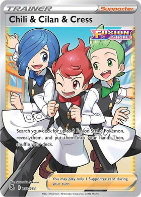 Chili & Cilan & Cress [258/264] [Fusion Strike] Holofoil