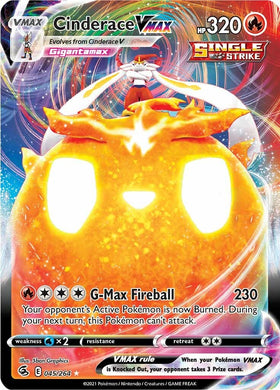 Cinderace VMAX [045/264] [Fusion Strike] Holofoil