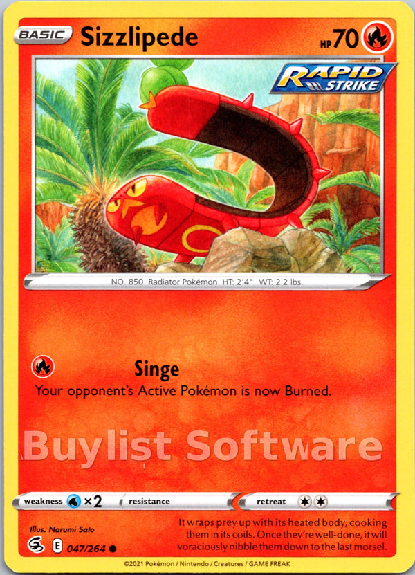 Sizzlipede [047/264] [Fusion Strike]