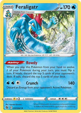 Feraligatr [057/264] [Fusion Strike] Holofoil