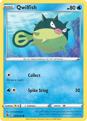 Qwilfish [060/264] [Fusion Strike] Reverse Holofoil