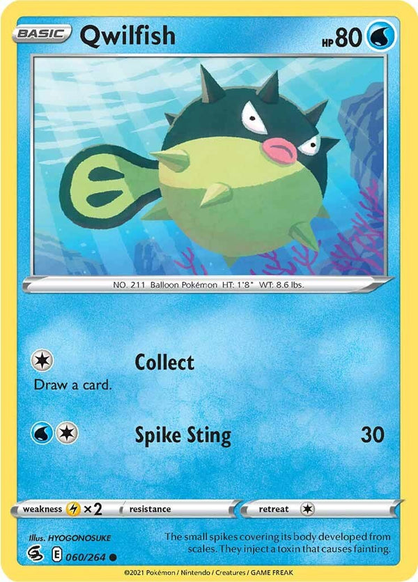 Qwilfish [060/264] [Fusion Strike] Reverse Holofoil