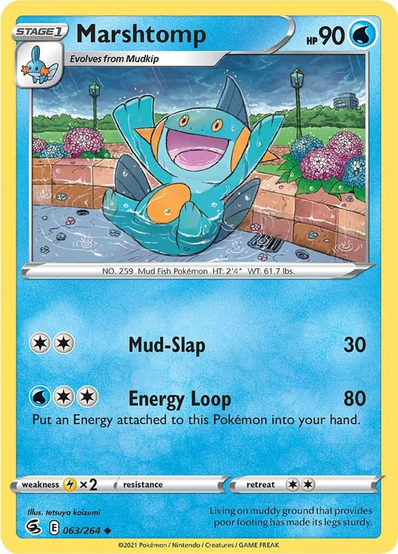 Marshtomp [063/264] [Fusion Strike] Reverse Holofoil