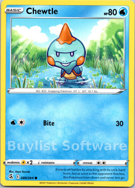Chewtle [080/264] [Fusion Strike]