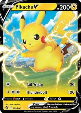 Pikachu V [086/264] [Fusion Strike] Holofoil