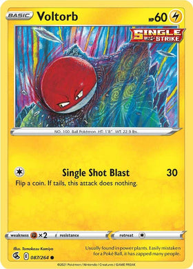 Voltorb [087/264] [Fusion Strike] Reverse Holofoil
