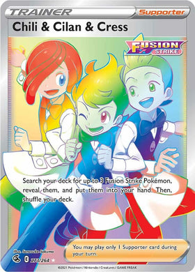 Chili & Cilan & Cress [273/264] [Fusion Strike] Holofoil