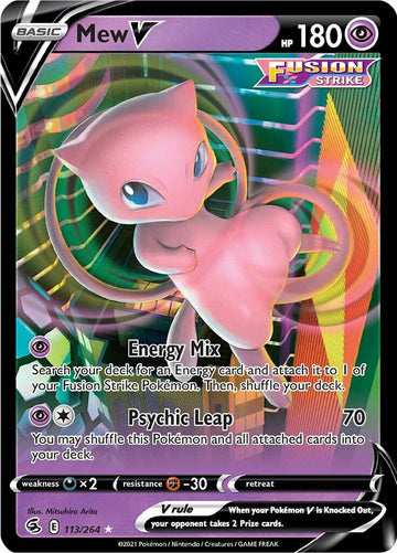 Mew V [113/264] [Fusion Strike] Holofoil