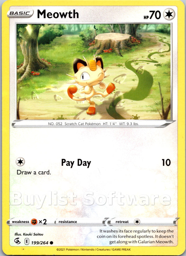 Meowth [199/264] [Fusion Strike]