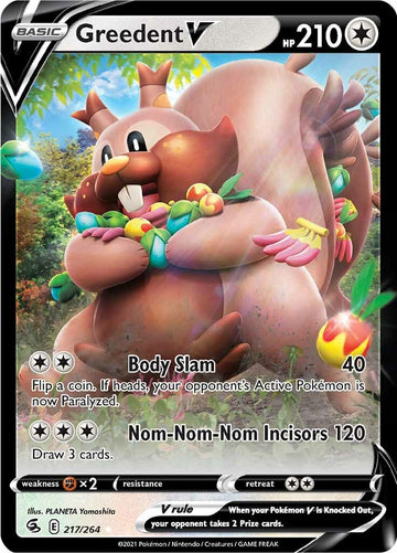 Greedent V [217/264] [Fusion Strike] Holofoil