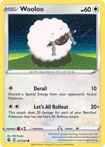 Wooloo [221/264] [Fusion Strike] Reverse Holofoil