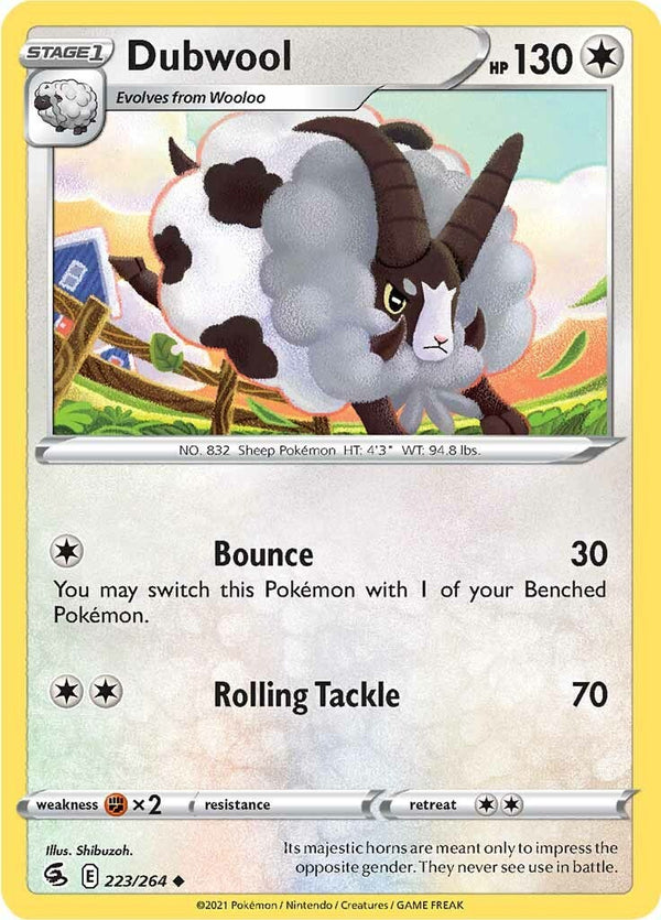 Dubwool [223/264] [Fusion Strike] Reverse Holofoil