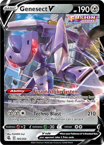 Genesect V [185/264] [Fusion Strike] Holofoil