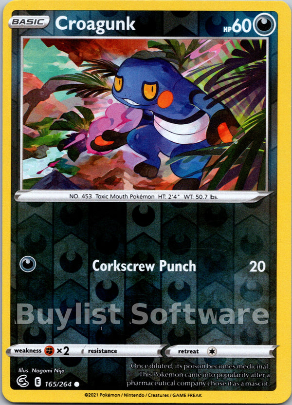 Croagunk [165/264] [Fusion Strike] Reverse Holofoil