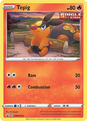 Tepig [SWSH172] [Sword & Shield Promo Cards] Holofoil