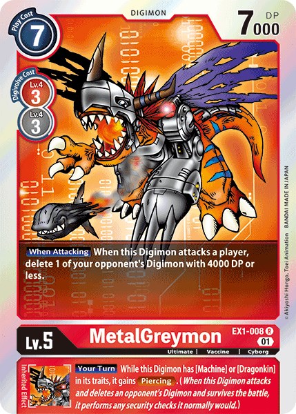 MetalGreymon [EX1-008] [Classic Collection] Foil