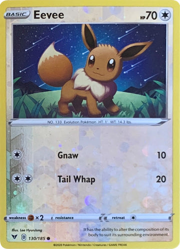 Eevee (Reverse Cosmos Holo) [130/185] [Vivid Voltage] Reverse Holofoil