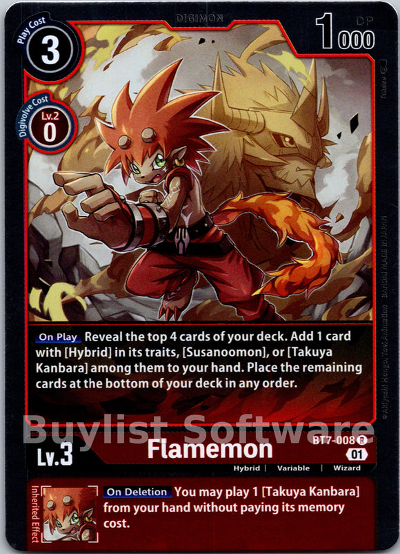 Flamemon [BT7-008] [Next Adventure] Foil