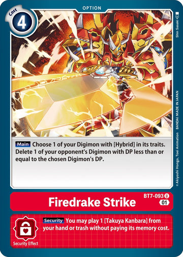 Firedrake Strike [BT7-093] [Next Adventure]