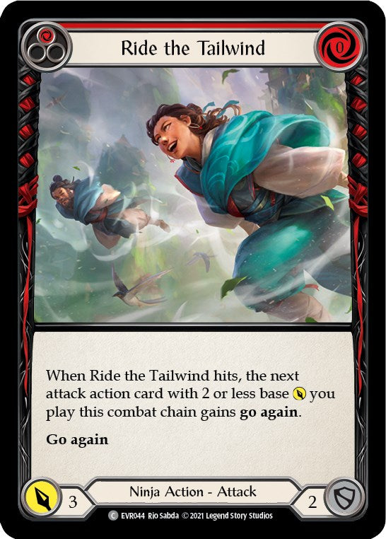 Ride the Tailwind (Red) [EVR044] [Everfest] 1st Edition Rainbow Foil