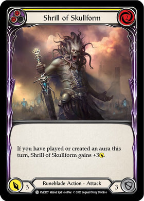 Shrill of Skullform (Yellow) [EVR117] [Everfest] 1st Edition Normal