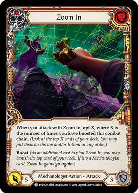 Zoom In (Red) [EVR079] [Everfest] 1st Edition Rainbow Foil