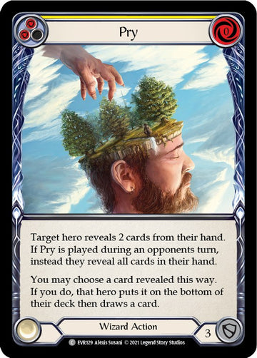 Pry (Yellow) [EVR129] [Everfest] 1st Edition Rainbow Foil