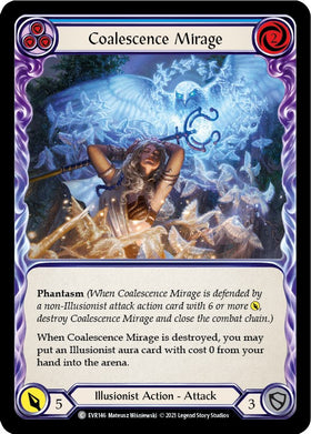 Coalescence Mirage (Blue) [EVR146] [Everfest] 1st Edition Rainbow Foil