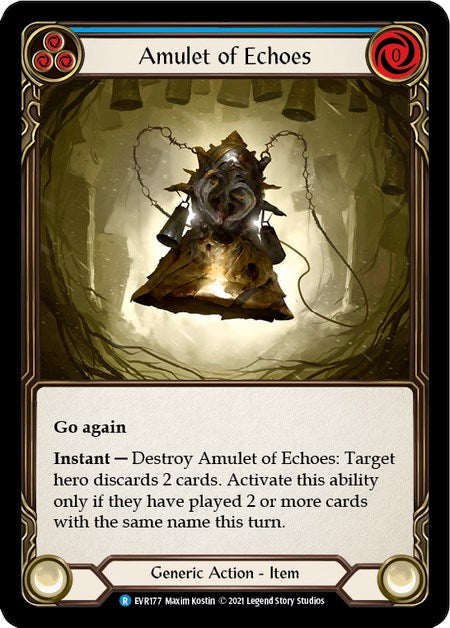 Amulet of Echoes [EVR177] [Everfest] 1st Edition Normal