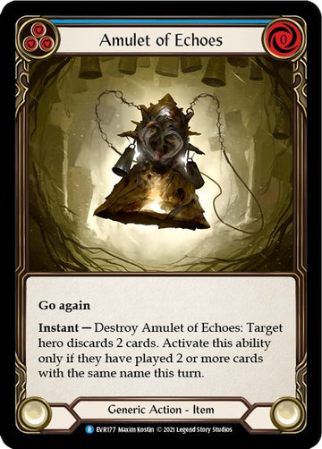Amulet of Echoes [EVR177] [Everfest] 1st Edition Normal