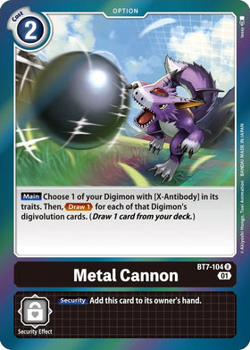 Metal Cannon [BT7-104] [Next Adventure] Foil