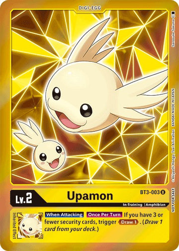 Upamon - BT3-003 (Event Pack 2) [BT3-003] [Release Special Booster 1.0] Foil