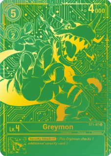 Greymon - ST1-07 (Tamer Party Promo) [ST1-07 U] [ Gaia Red] Foil