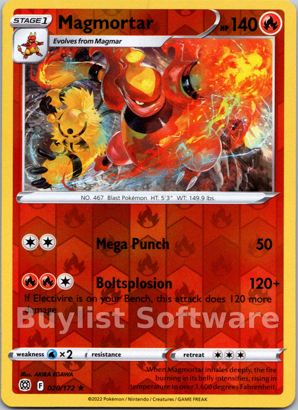 Magmortar [020/172] [Brilliant Stars] Reverse Holofoil