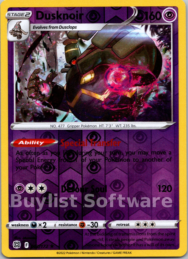 Dusknoir [062/172] [Brilliant Stars] Reverse Holofoil
