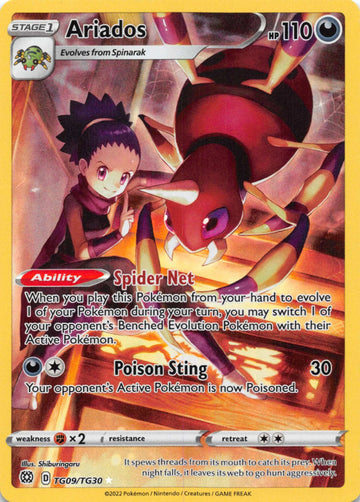 Ariados [TG09/TG30] [Brilliant Stars Trainer Gallery] Holofoil