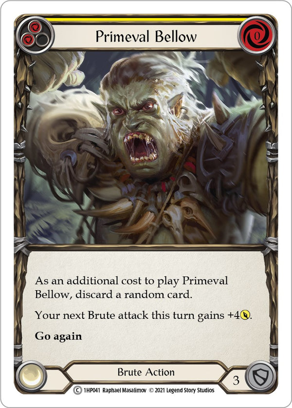Primeval Bellow (Yellow) [1HP041] [History Pack Vol.1]