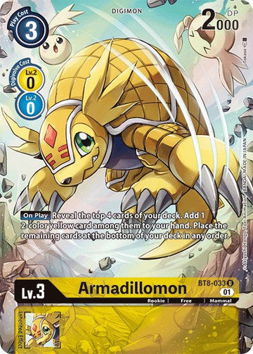 Armadillomon (Alternate Art) [BT8-033 U] [New Awakening] Foil