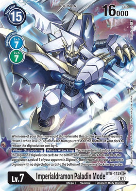 Imperialdramon Paladin Mode (Alternate Art) [BT8-112] [New Awakening] Foil