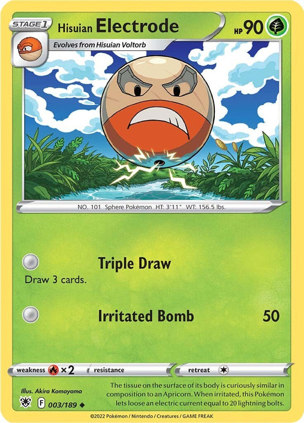Hisuian Electrode [003/189] [Astral Radiance] Reverse Holofoil