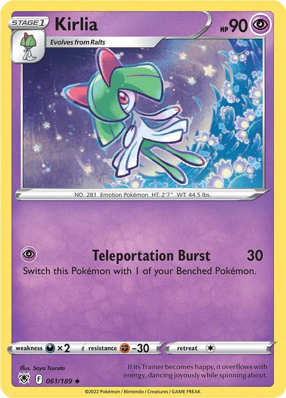 Kirlia [061/189] [Astral Radiance] Reverse Holofoil