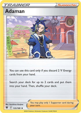 Adaman [135/189] [Astral Radiance] Reverse Holofoil