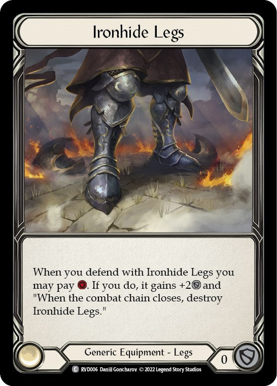 Ironhide Legs [RVD006] [Classic Battles: Rhinar vs Dorinthea] Rainbow Foil