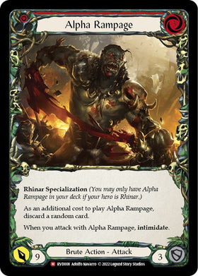 Alpha Rampage [RVD008] [Classic Battles: Rhinar vs Dorinthea]