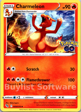 Charmeleon [009/078] [Pokemon GO]