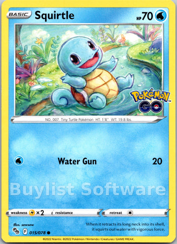 Squirtle [015/078] [Pokemon GO]
