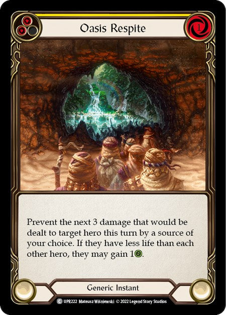 Oasis Respite (Yellow) [UPR222] [Uprising] Rainbow Foil