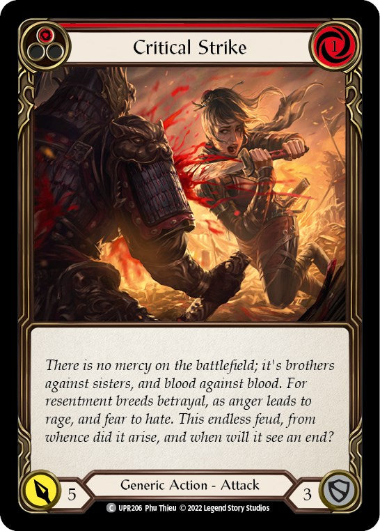 Critical Strike (Red) [UPR206] [Uprising]