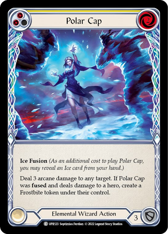 Polar Cap (Yellow) [UPR123] [Uprising] Rainbow Foil