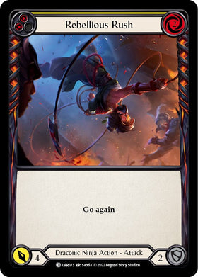 Rebellious Rush (Yellow) [UPR073] [Uprising] Rainbow Foil